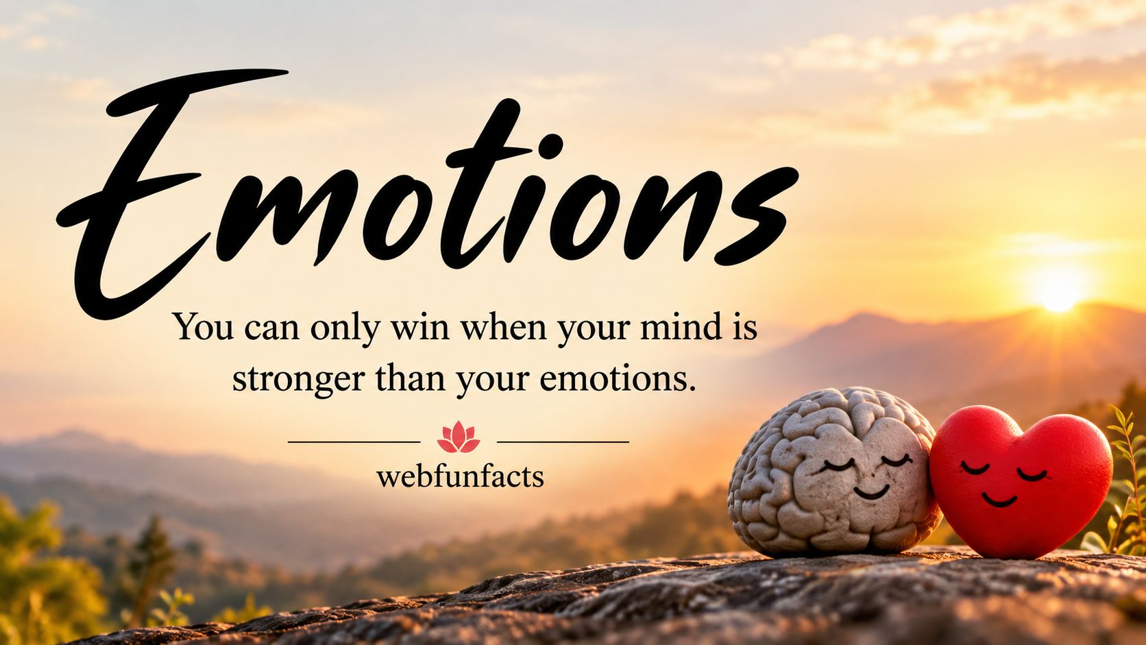 You Can Only Win When Your Mind Is Stronger Than Your Emotions — WebFunFacts | Quote of the Day, 3 October 2026
