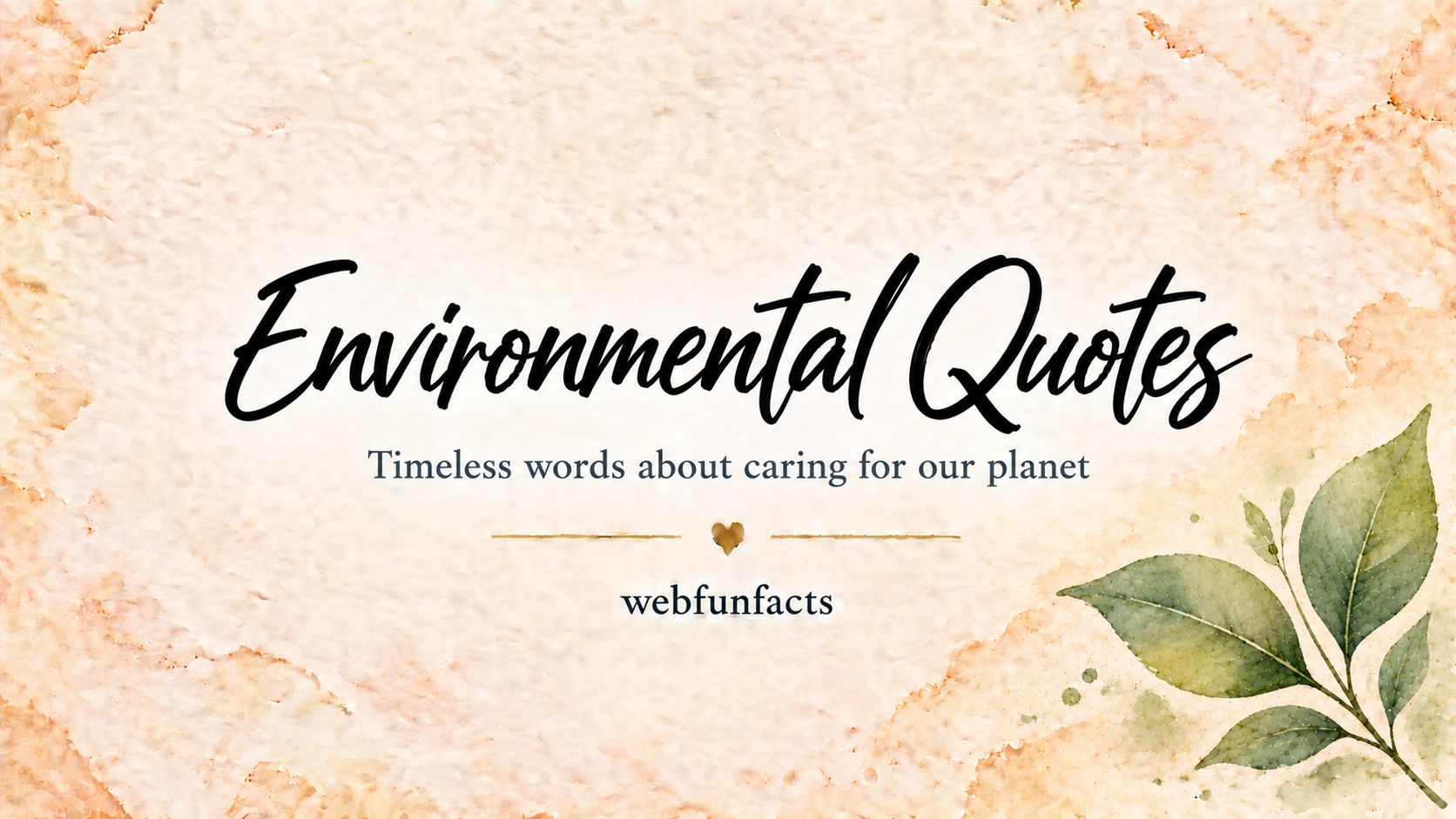 Environmental quotes