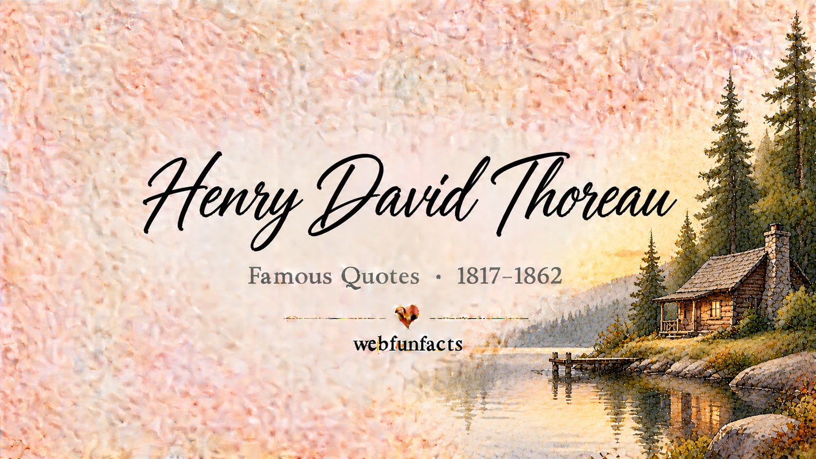 Henry David Thoreau Quotes