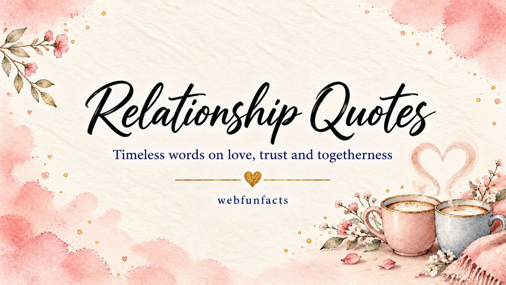 Relationship Quotes – 200 Famous Quotes on Love, Trust & Partnership Relationship quotes thumbnail with famous quotes about love, trust and partnership | WebFunFacts
