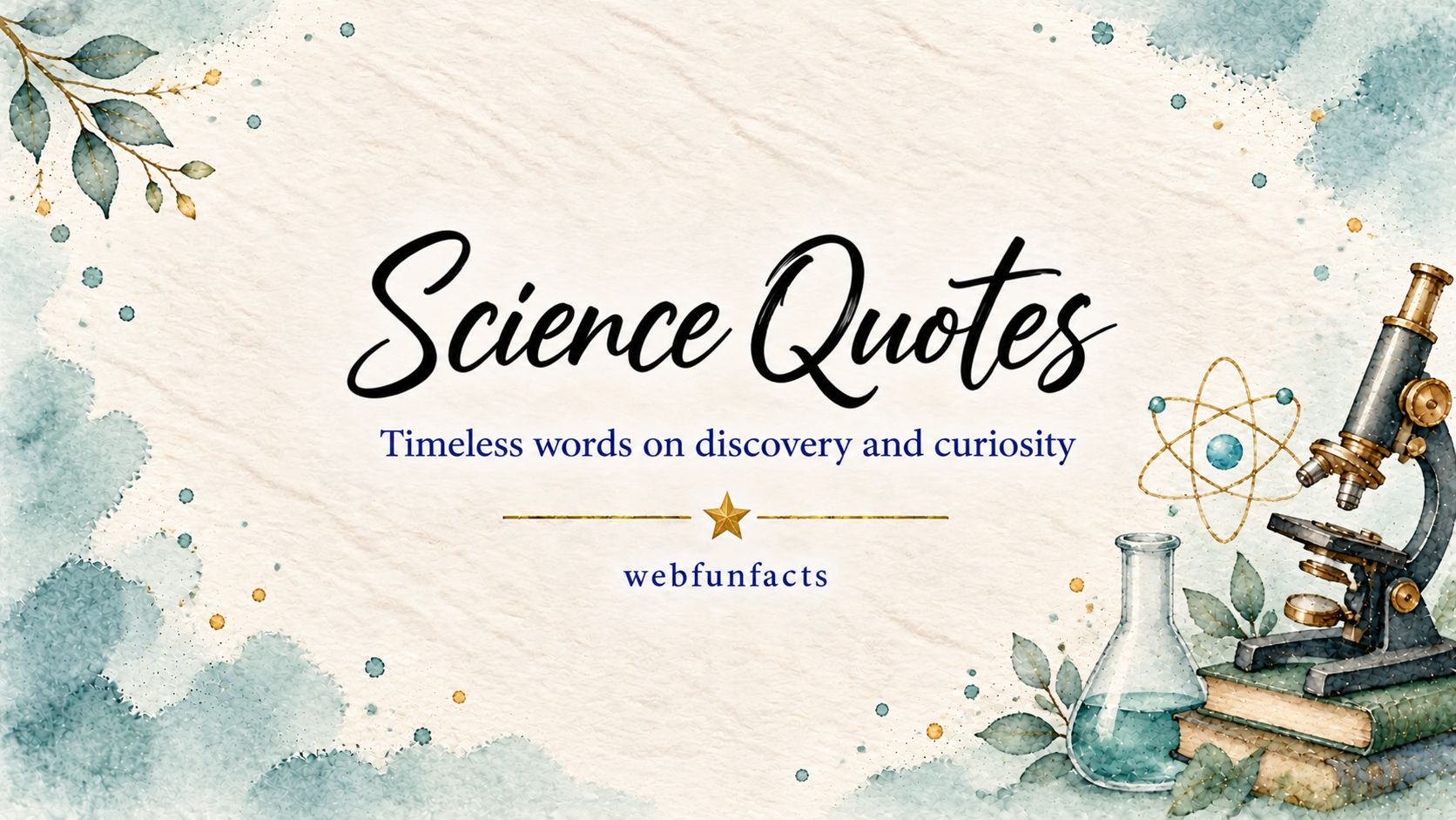 Science Quotes – 200 Famous Quotes on Curiosity, Discovery & Knowledge Science quotes thumbnail with famous quotes about curiosity, discovery and knowledge | WebFunFacts