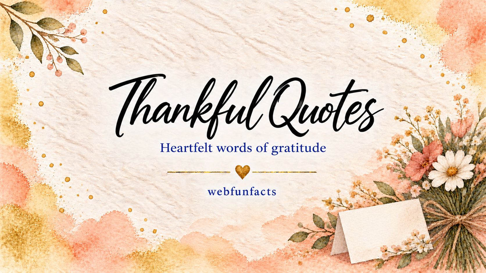 Thankful Quotes – 200 Famous Quotes on Gratitude & Appreciation Thankful quotes thumbnail with famous quotes about gratitude, appreciation and counting your blessings | WebFunFacts