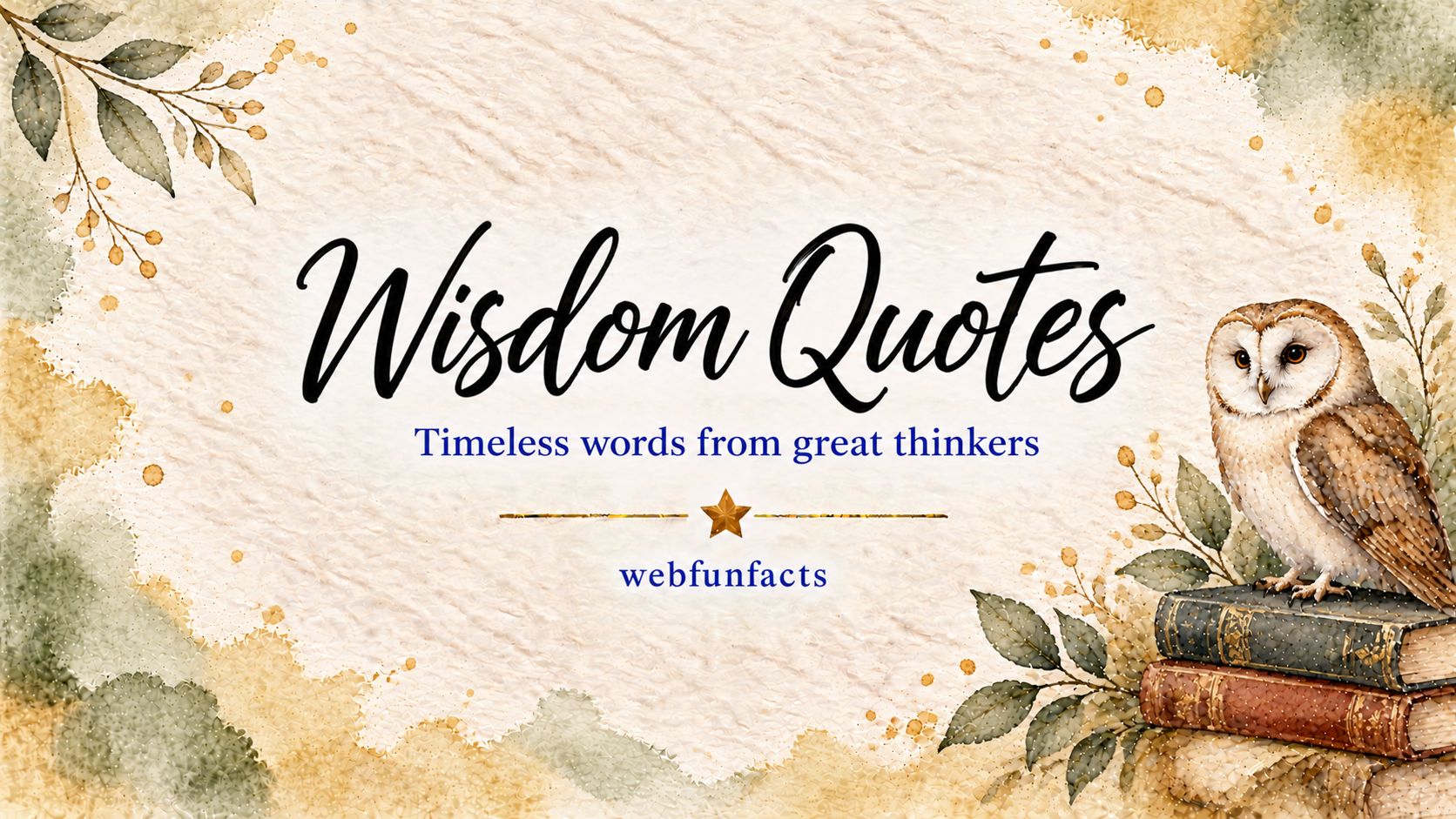 Wisdom Quotes – 200 Famous Quotes on Knowledge, Life & Understanding Wisdom quotes thumbnail with famous quotes about knowledge, experience, life lessons and understanding | WebFunFacts