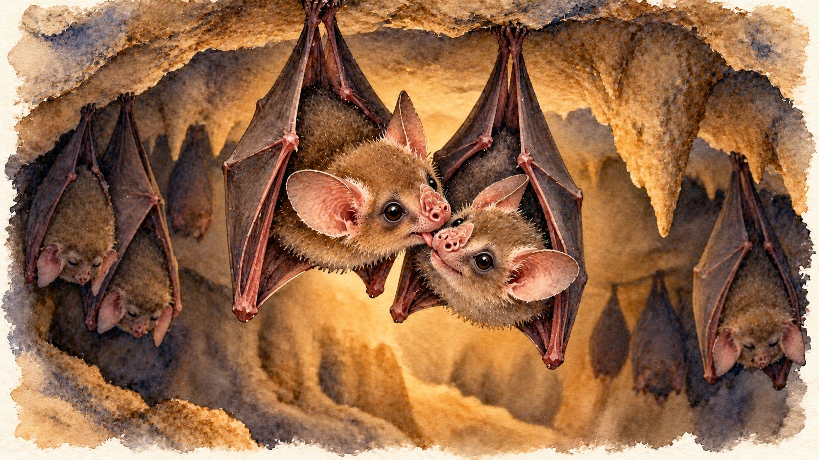 bat fact 20 vampire bats share food