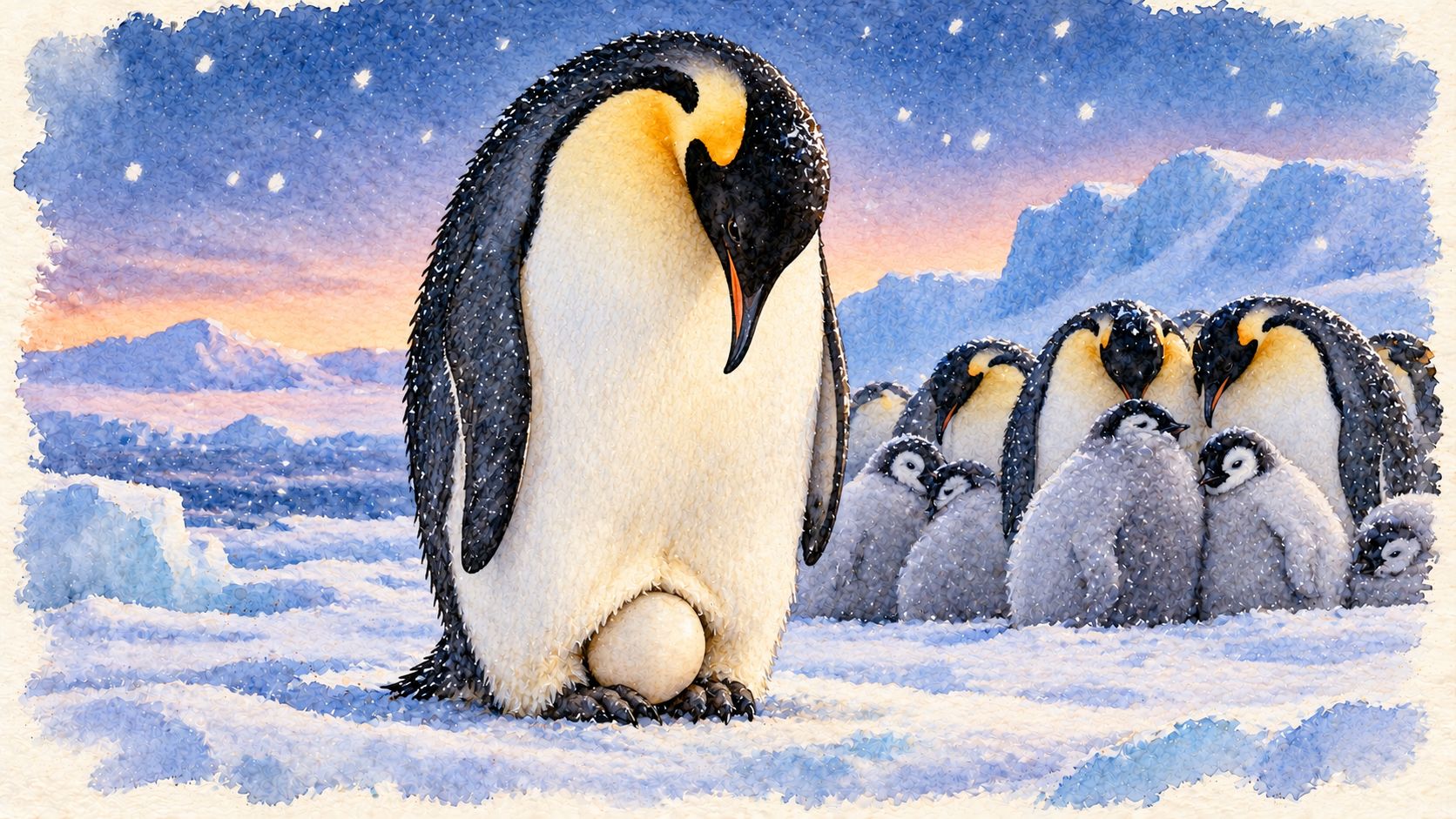 penguin fact 10 emperor dad egg