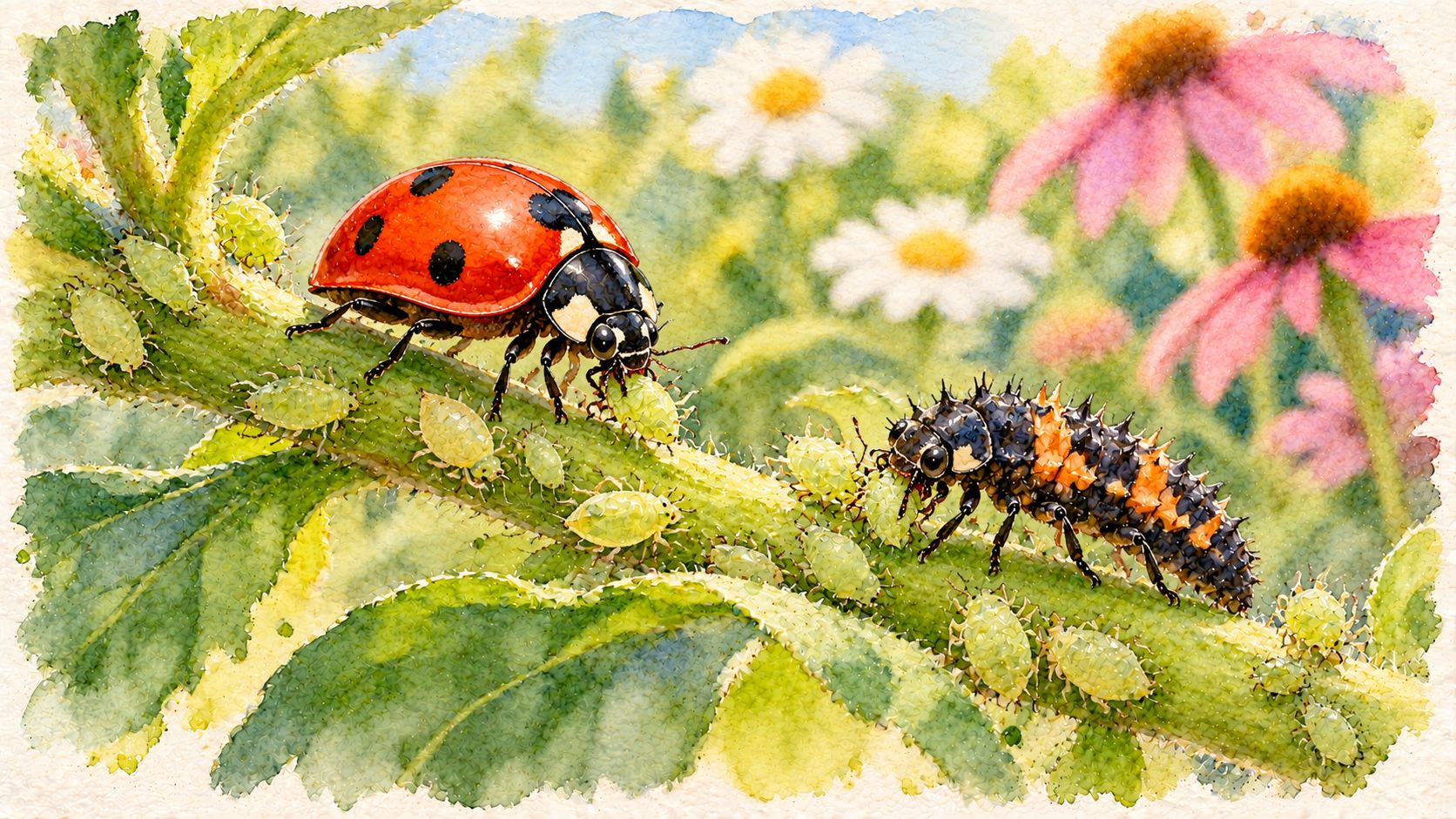 ladybug fact 10 aphid eating