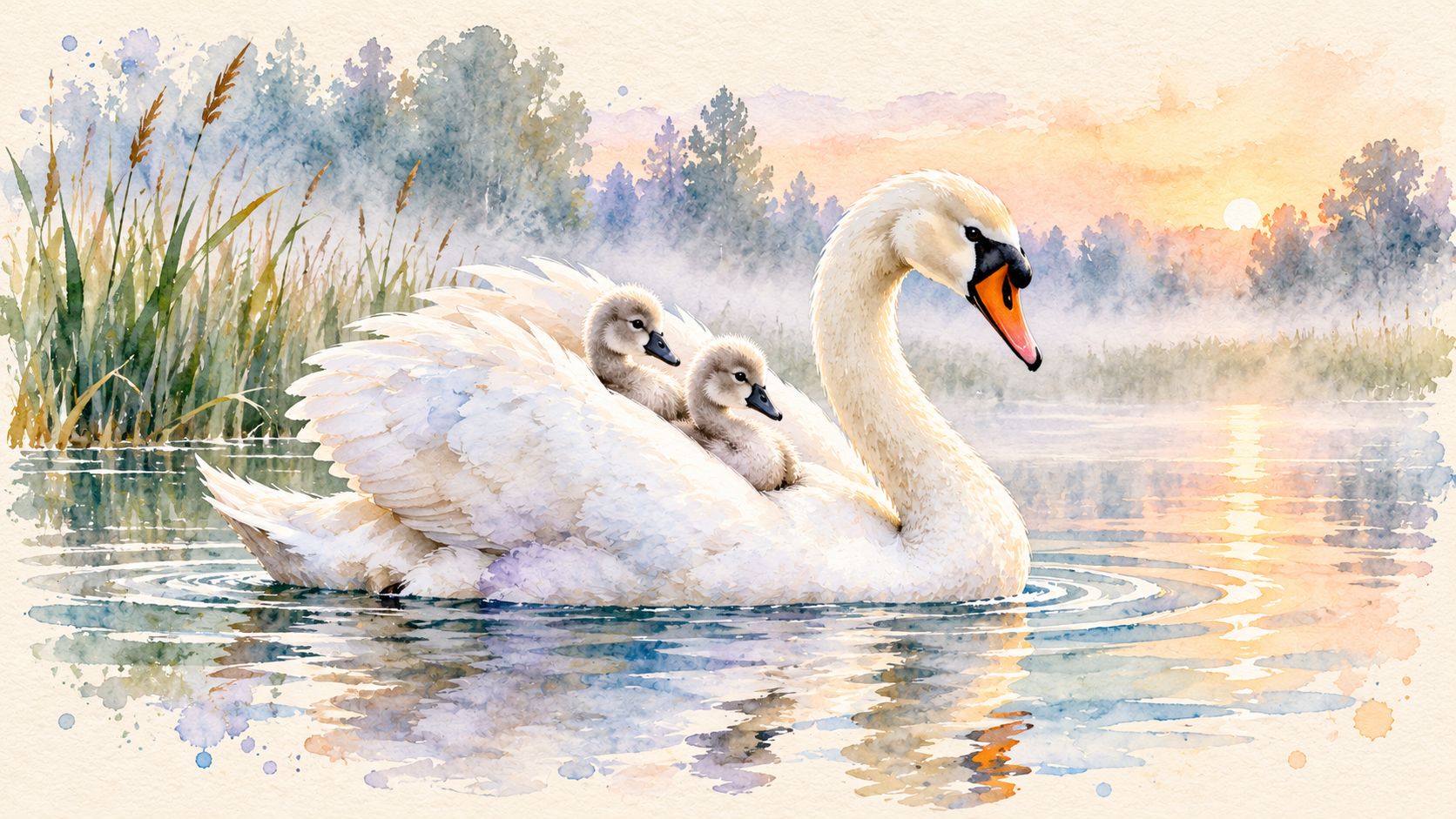 swan fact 10 cygnets ride on back