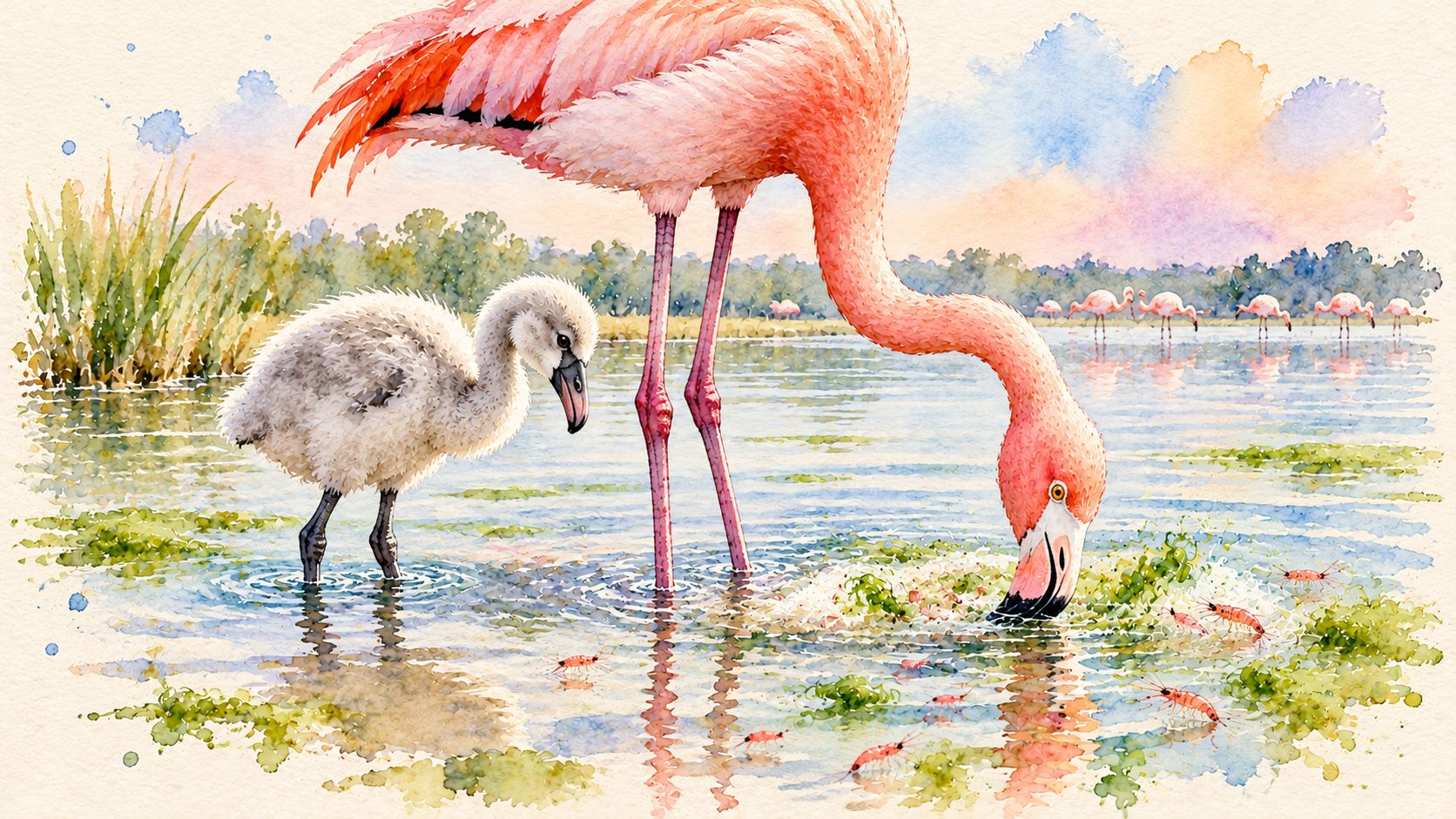 flamingo fact 10 pink from food