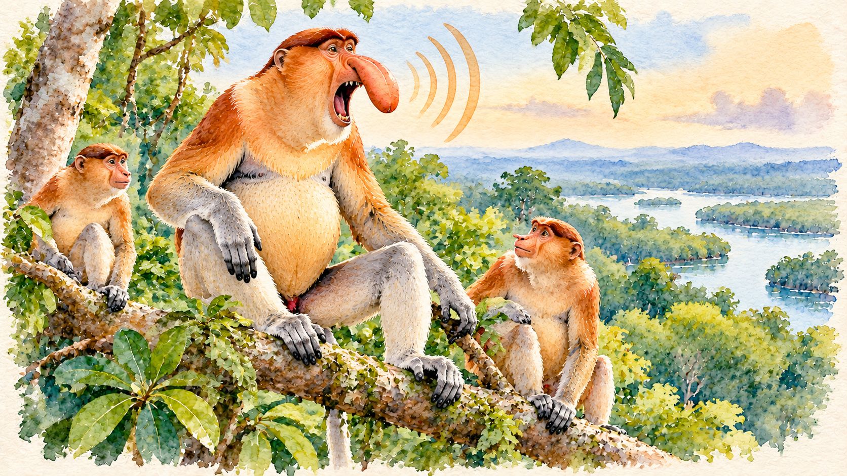 proboscis monkey fact 10 big nose loud call