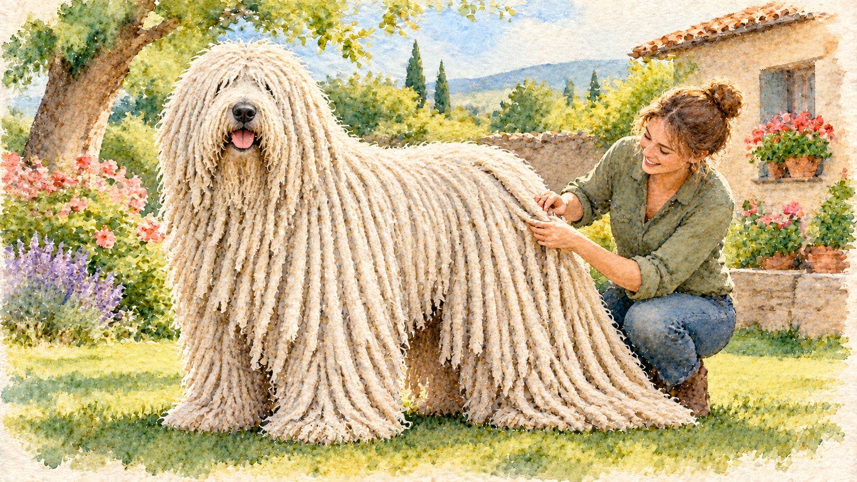 komondor fact 10 heavy corded coat