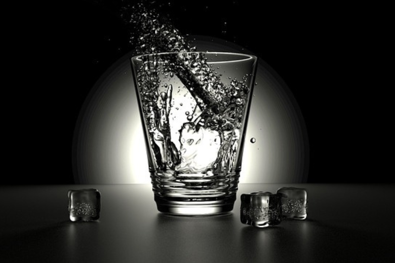 Drinking Of Cold Water