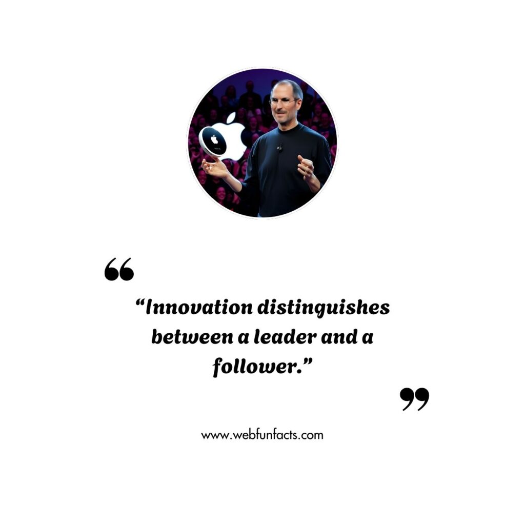 Steve Jobs Quotes on Innovation & Leadership