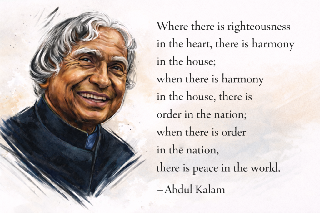 Inspirational saying by Abdul Kalam about learning from failures