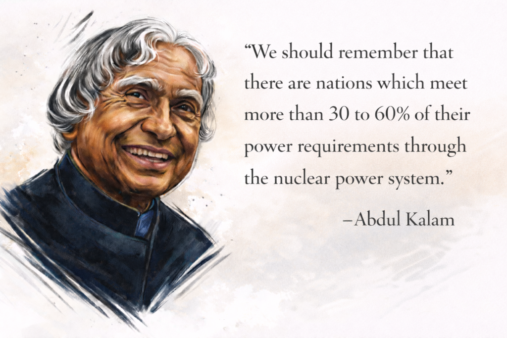 Educational quote by Dr. Abdul Kalam inspiring students and teachers