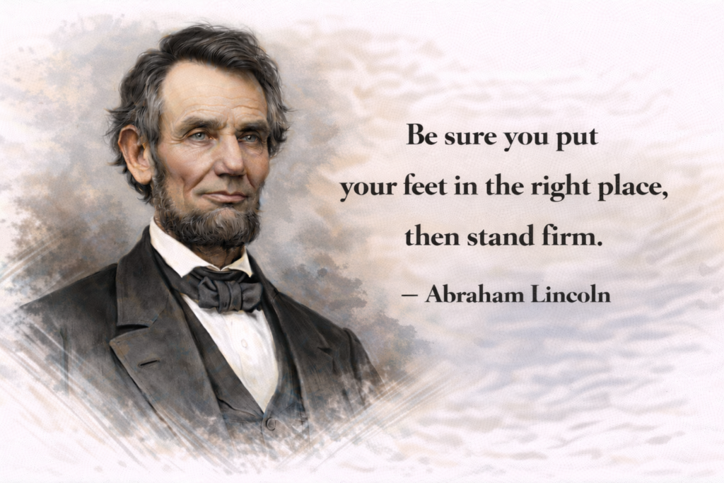 Abraham Lincoln quotes on leadership