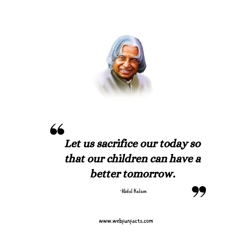 Dr. Abdul Kalam Quotes on Life and Purpose