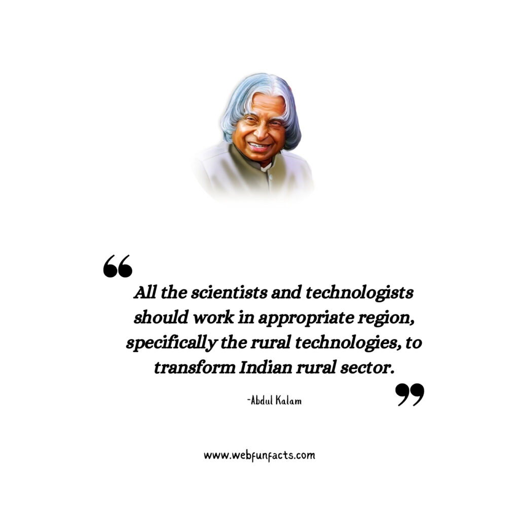 apj abdul kalam thoughts for students