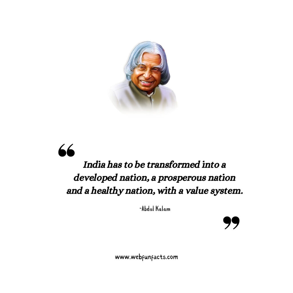 abdul kalam quotes about success