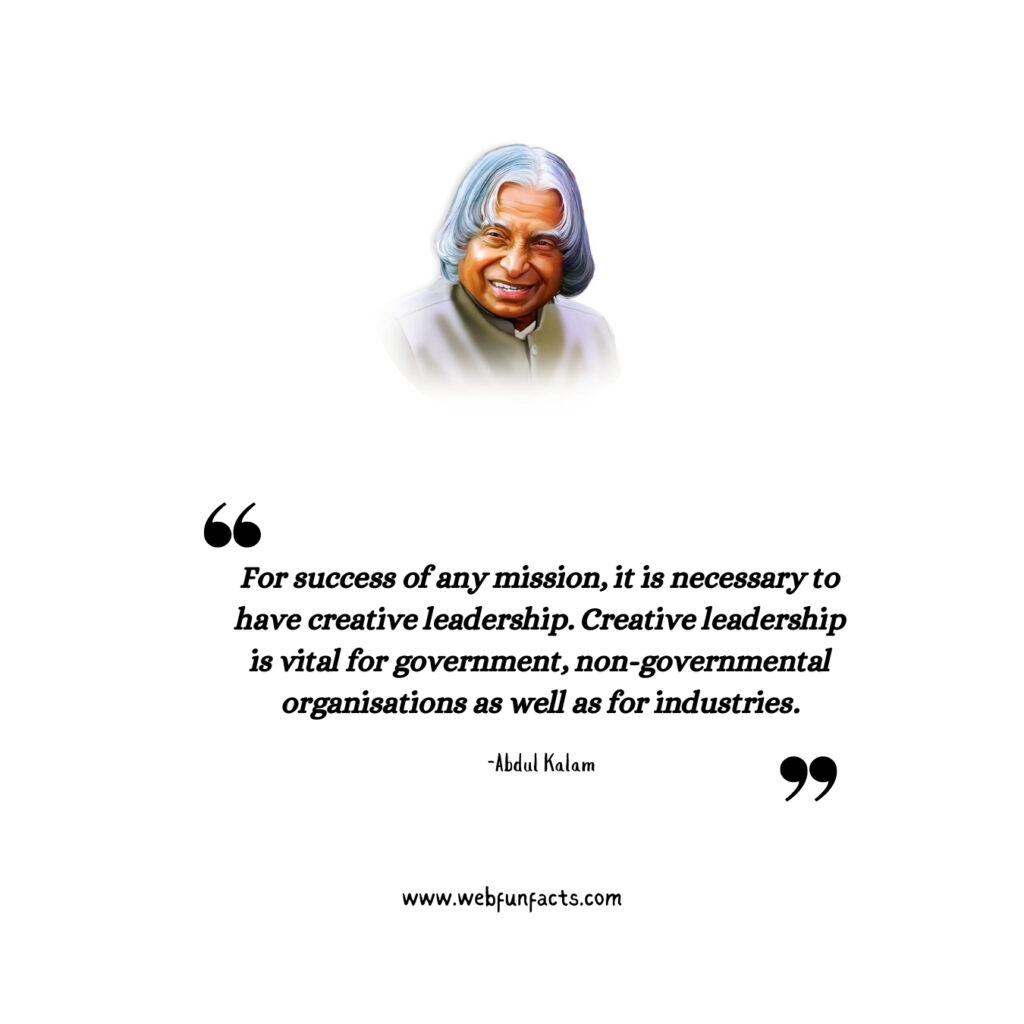 Abdul Kalam quotes on success