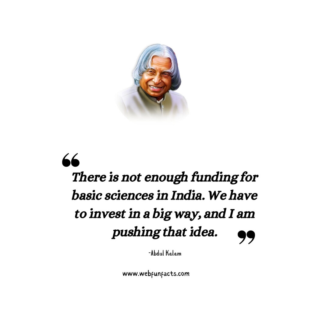 abdul kalam quotes for students