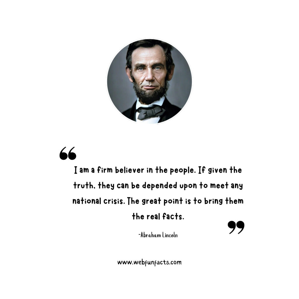 famous quotes by abraham lincoln about leadership