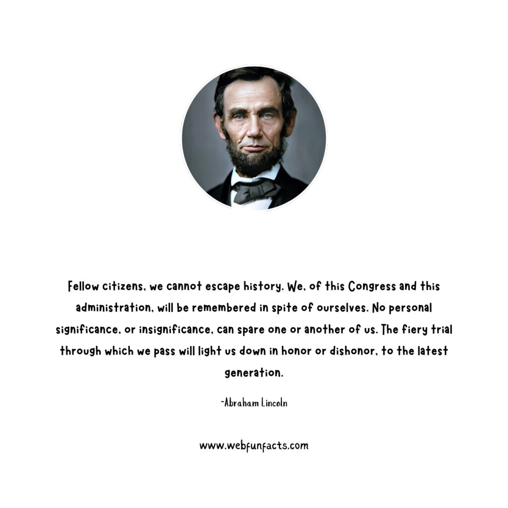 abraham lincoln famous sayings