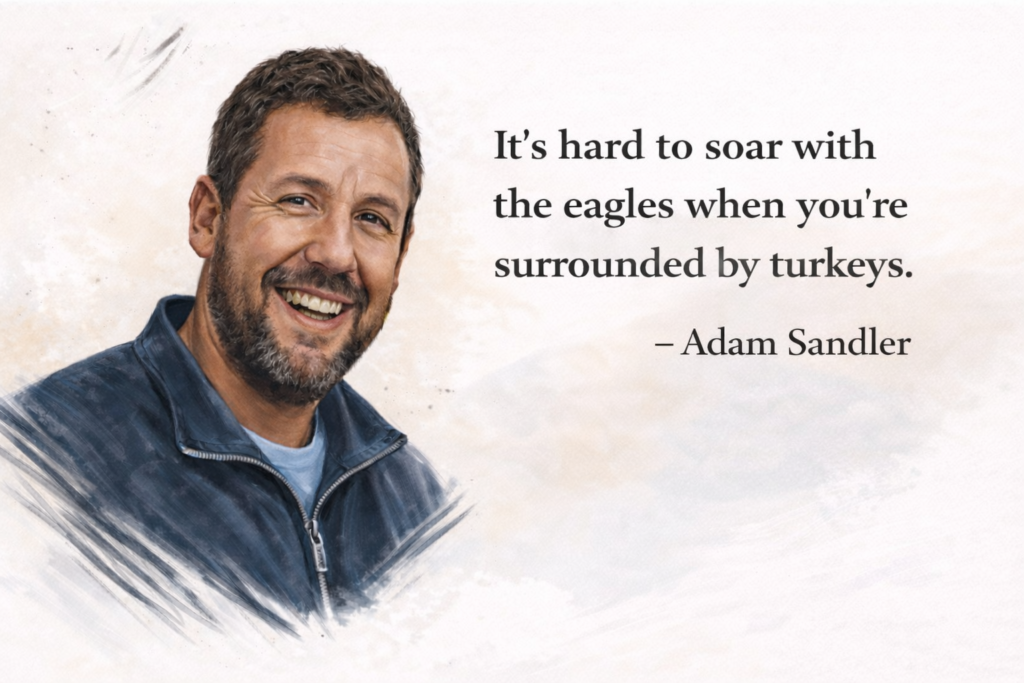 Inspirational Adam Sandler quotes with meaningful life lessons