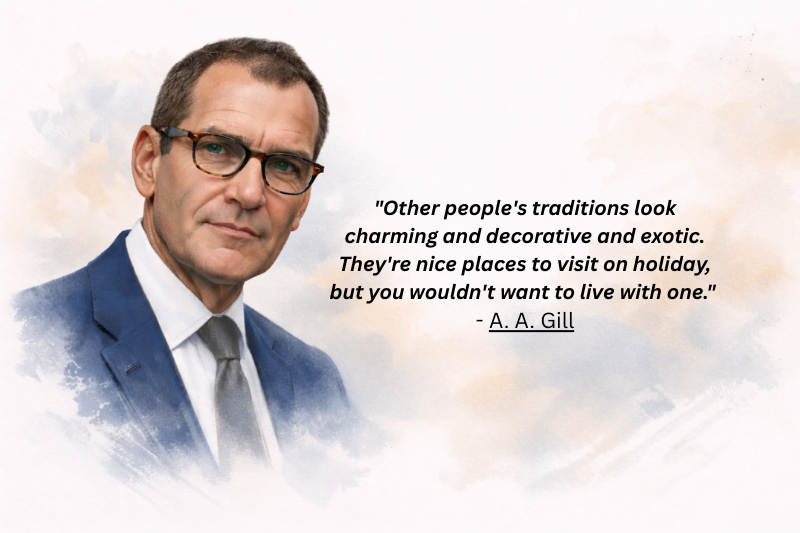 Meaningful quotes by A. A. Gill on media and society