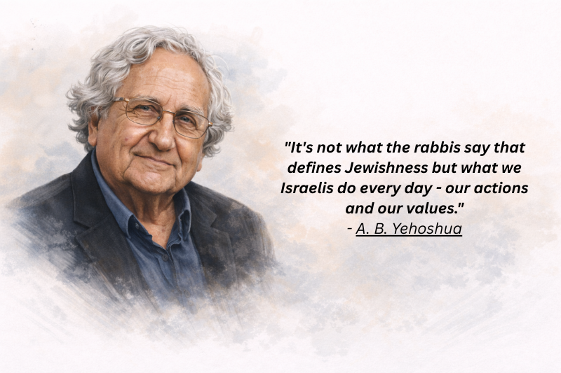 A. B. Yehoshua quotes about identity and moral responsibility
