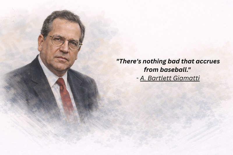 Inspirational A. Bartlett Giamatti quotes about American sports