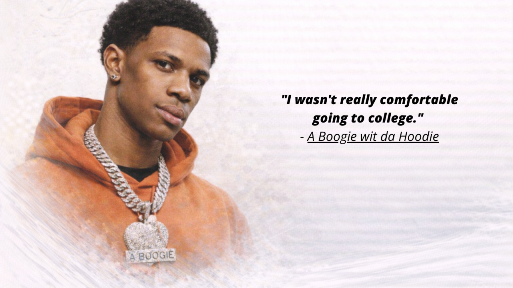 Famous A Boogie wit da Hoodie quotes from hip hop lyrics