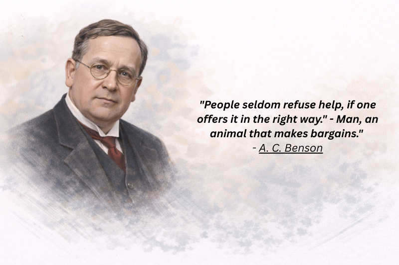 Inspirational A. C. Benson quotes on discipline and purpose