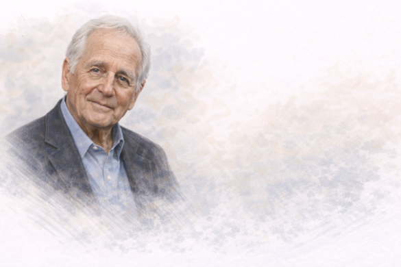 Portrait of A. E. Hotchner during his writing career