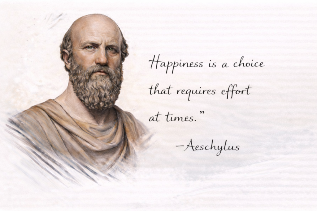 Aeschylus quotes on fate, justice, and the gods