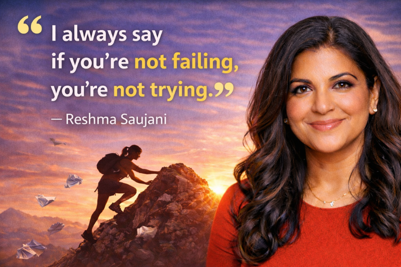Reshma Saujani quote about bravery and overcoming fear