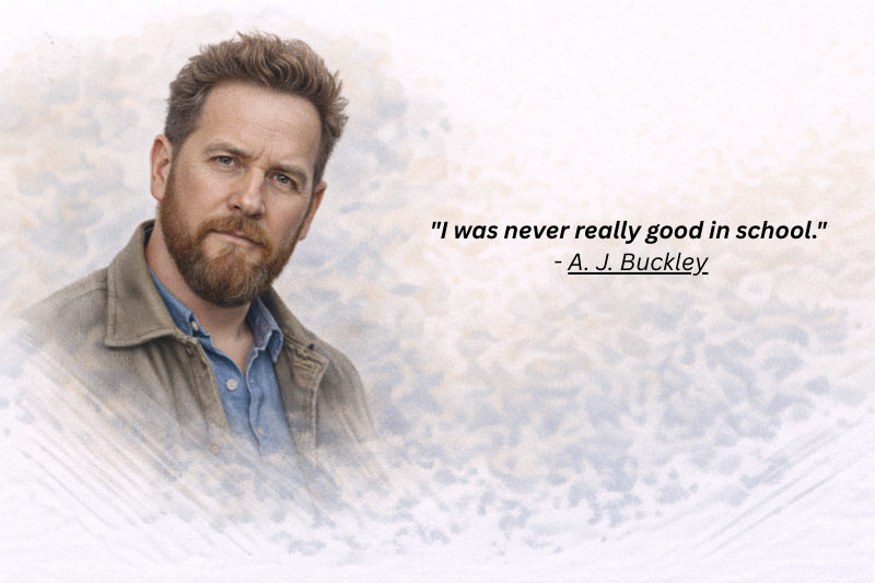 A. J. Buckley image featured in A. J. Buckley Quotes blog post