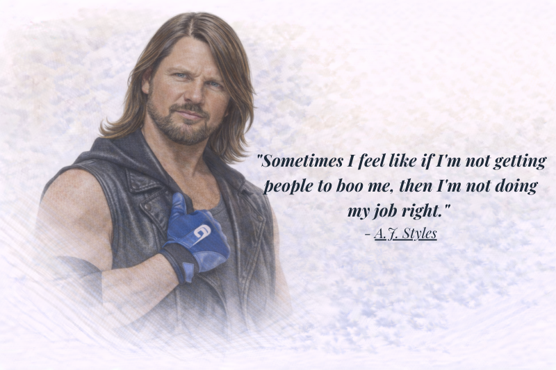 Inspirational A.J. Styles Quotes from WWE’s The Phenomenal One