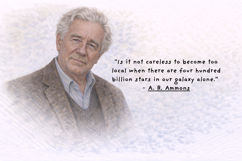 Inspirational A. R. Ammons Quotes from the acclaimed American poet