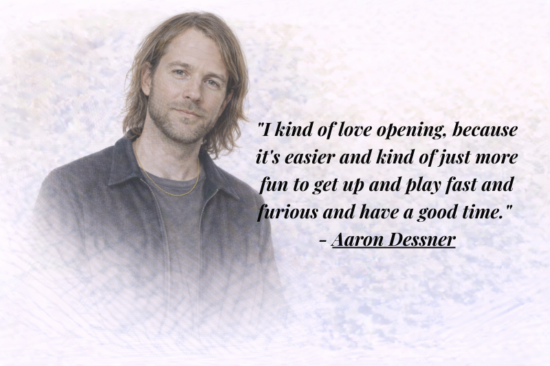 Aaron Dessner quotes on creativity and modern songwriting
