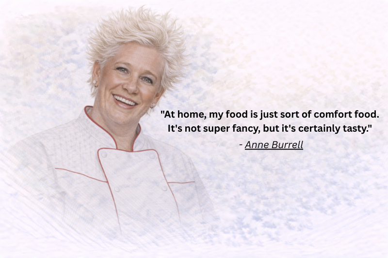 Anne Burrell Quotes on cooking and kitchen confidence