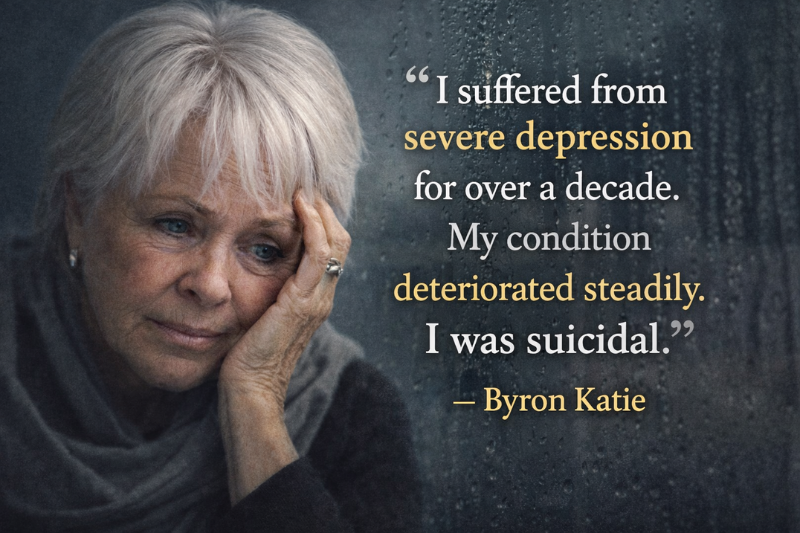 Byron Katie Quotes thumbnail featuring wisdom on mindset, healing, and personal growth