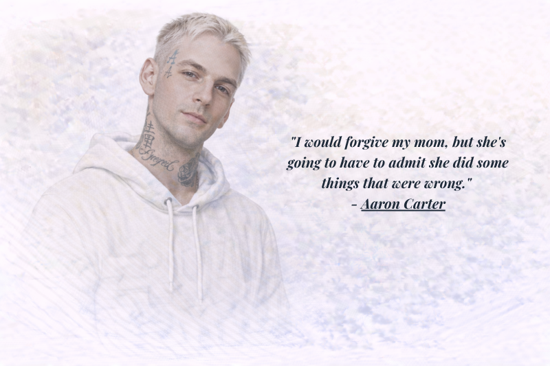 Inspirational Aaron Carter Quotes from the early 2000s pop star on identity and success