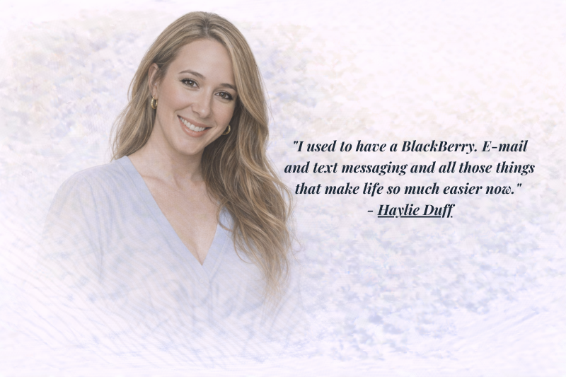 Haylie Duff Quotes about success, family, and staying grounded in Hollywood