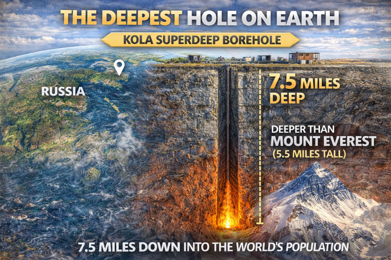 Kola Superdeep Borehole revealing deep Earth facts