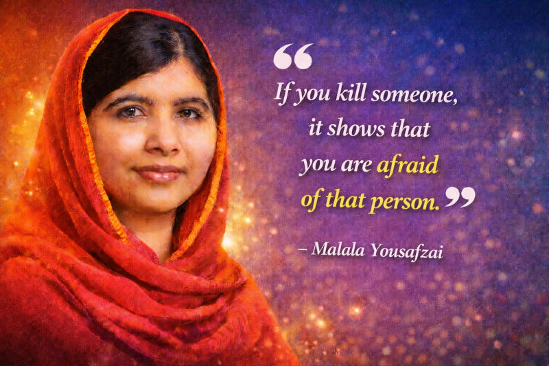 Malala Yousafzai motivational quotes for students