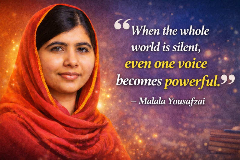 Malala Yousafzai quotes on equality and human rights
