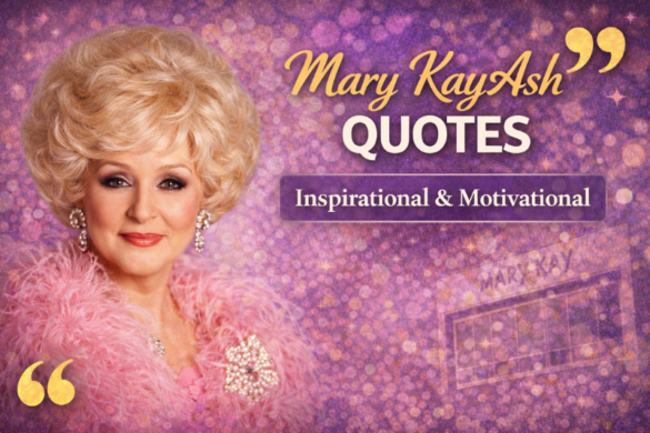 Mary Kay Ash quotes about leadership, success, confidence, and women empowerment in business