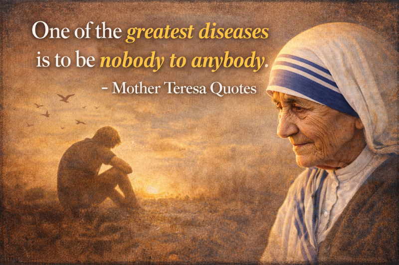 Powerful Mother Teresa inspirational quotes on humanity and selfless service