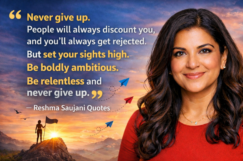 Famous Reshma Saujani quote about embracing failure