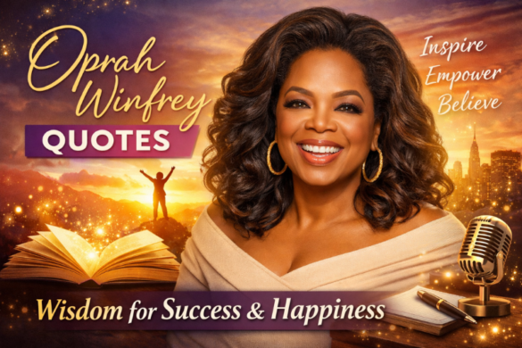 Inspirational Oprah Winfrey quotes about success, strength, love, and personal growth